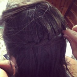 Trenza! #cascada #hair