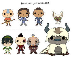 jinbins:  the-queen-of-gates:  Some ATLA and Korra. These are