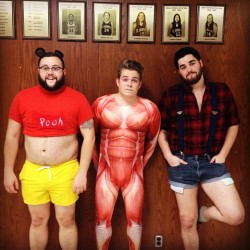 bobbymarc:  candyeyed:  At gay dodgeball, this is what we dressed