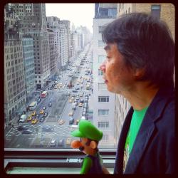 dubskhaos:  Miyamoto in NYC: Miyamoto recently popped by NYC