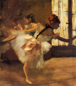 luceen:  La répétition de danse, Edgar Degas, 1877 