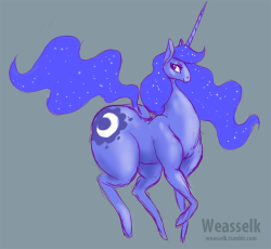 weasselk: Alternative extra stylized version of the Moon Princess.