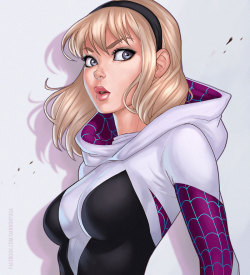 mickyyyyy:  Spider Gwen by dandonfuga 