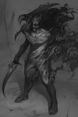 creaturesfromdreams:  SandWraith by sidwill-cg  —-x—-More: