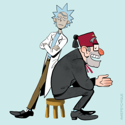 amiepsychique:  Grunkle Stan & Rick grumpin’ out!!