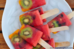 wholelifenutrition:  Watermelon Whole Fruit Popsicles Cool down
