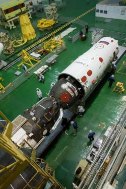 for-all-mankind:  The Soyuz that will carry the Expedition 37