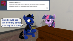 ask-the-out-buck-pony:  (True Blue) AAHHHHHHHHH NOT THIS AGAIN