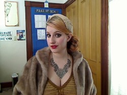 kayleepond:  My outfit for our old-timey burlesque adventures