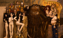 darkinternalthoughts:  supersonicart: Gustav Klimt Brought to