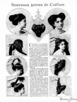 toghh:  the-modern-edwardian: French Gibson Girl Hairstyles,