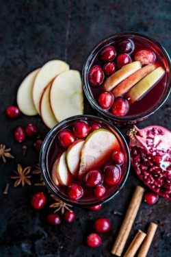 foodffs:  SPICED POMEGRANATE APPLE CIDER MULLED WINEFollow for