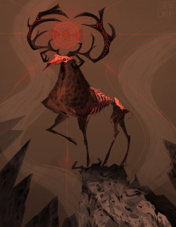 stasya-sher:Spooky deer!