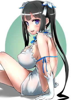 moepig:  hestia (dungeon ni deai wo motomeru no wa machigatteiru