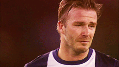 jetgirl78:  David Beckham plays his final game with PSG and retires