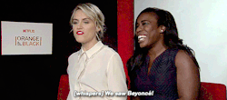 ohvauseman:  Taylor Schilling and Uzo Aduba on the time they