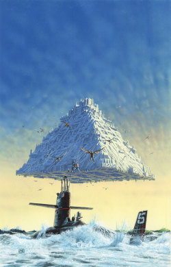 moonzerotwo:  Submarine and Pyramid - Peter Elson