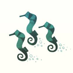 ihatepeas:  Calligraphy Seahorses #calligraphy #calligraphyanimals