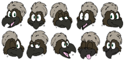 telegram sticker pack commission for irbisgreif on weasyl