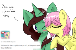 ask-peppermint-pattie:((This worked out nicely~ lol))  D'aww~!