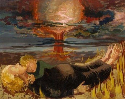 jareckiworld:  Hans Grundig  —  Against Atomic Death   (oil