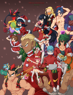 grimphantom:  lifefiberinfused-blog: A very Kill la Kill Christmas.