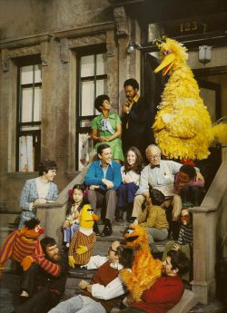loosetoon:  Early 70’s behind the scenes of Sesame Street with
