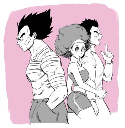 okebtrash: Bulma is like ( ͡° ͜ʖ ͡°)  ———  Lazy drawing