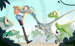 molinatwins:  Couldn’t help my self!Have some raptor fun!The