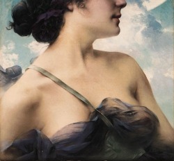 gnossienne:   Paul-François Quinsac, A Beauty in Violet (1858)