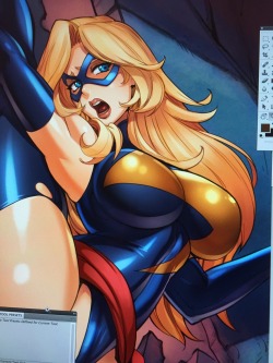 reiquintero:  Miss Marvel having some trouble fighting for justice