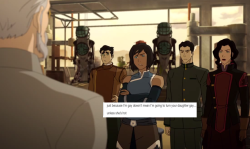 knobcone:  Korrasami + Text post plus the ones I already posted