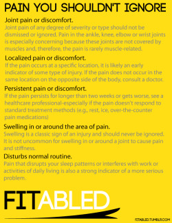 fitabled:  Muscle soreness or discomfort that occurs 24 to 48