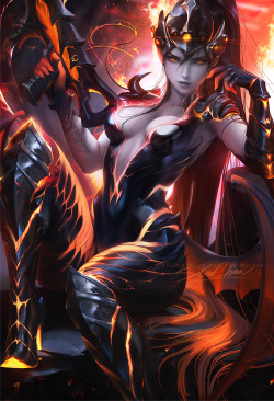 sakimichan:  My take on Destroyer Widowmaker <3 also through