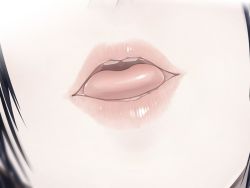 ２次エロ画像専門館 【48枚】女の子の唇が艶めかしく描かれているエロ画像下さい！