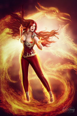 Dark Phoenix by Aurelia-Isabella