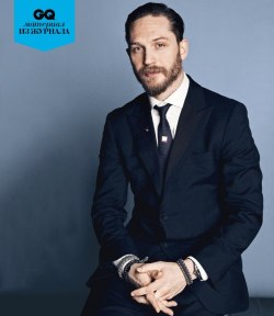 Tom in GQ Russia 10 facts about Tom Hardy Tom Hardy - man indisputable
