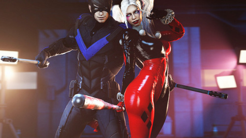 Eden and Sylf cosplay characters from Batman, not my idea so i won’t take credit for it. My friend suggested it and i thought it was perfect, Sylf fits Harley very well. She’s probably not -that- quite insane but a role fitted for her nonetheless.