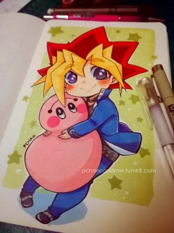 pchancandraw:  Some YuGi-hOmos traditional chibis cuz I freaking