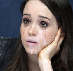 creamsiclefakes:  Ellen Page orally creampied 