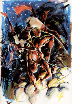 failed-mad-scientist:  Daredevil & Elektra - Yildiray Cinar