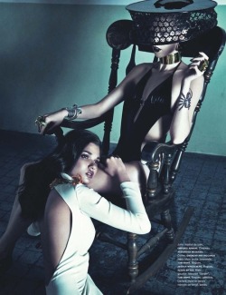 globaltrashchic:  NUMERO MAGAZINE: Julia Frauche & Daniela