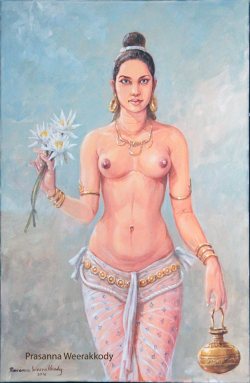 arjuna-vallabha:  Sinhalese woman by Prasanna Weerakkody 