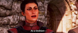 incorrectdragonage:  submitted by anonymous  Cassandra: As a