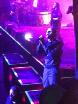 I got super close to Corey Taylor last night at the OKC show!