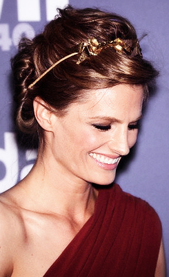  Stana Katic arrives at the 2013 Women in film’s Crystal +