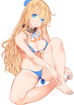 ecchineta:  atago (kantai collection) drawn by kote-sensei -