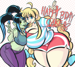 theycallhimcake:  awdplace:  Lokka and Cassie for @theycallhimcakeHappy