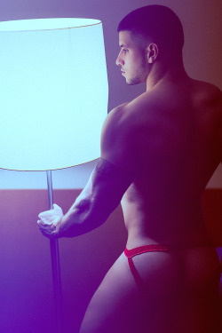 menandunderwear:  Model Gabriel Garcia in the sexy underwear