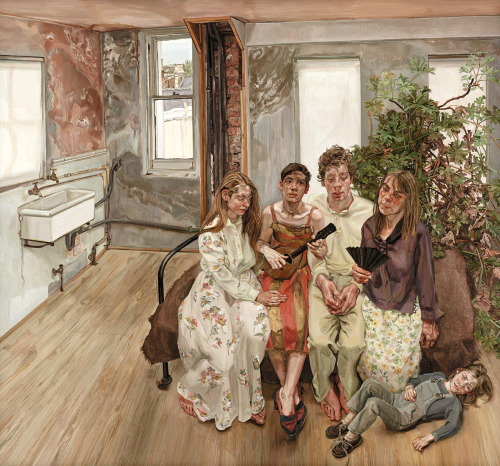 desimonewayland:  Lucian Freud: Interior W11: After Watteau,